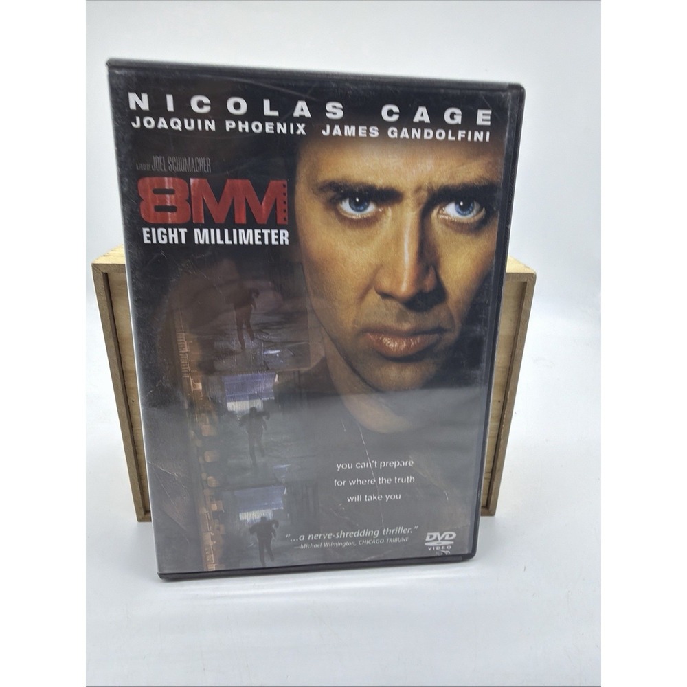 8MM Eight Millimeter DVD Nicolas Cage Joaquin Phoenix Thriller Columbia Pictures